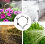 High pressure stainless steel ring multi nozzle – Efficient spray attachment for garden irrigation