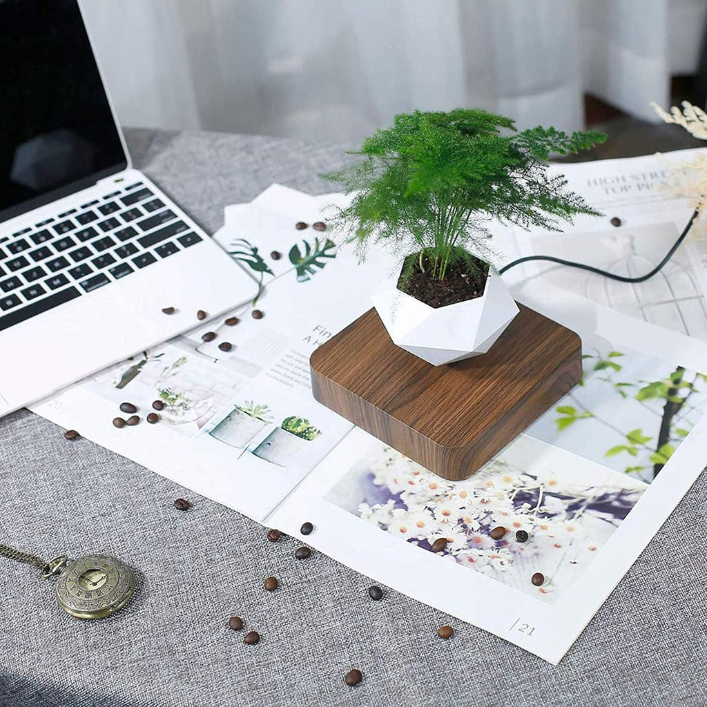 Levitating Plant Pot – Magnetic Floating Planter