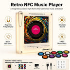 Magnetic Jukebox Fridge Music Magnet Player Record for Refrigerator Magnets Mini Vinyl Box