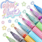 Metallic Marker Pens – Ideal for Cards, Hand Lettering & Crafting