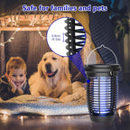 Solar Bug Zapper 2-in-1 Mosquito Killer Lamp – 4500V Indoor & Outdoor Fly Trap