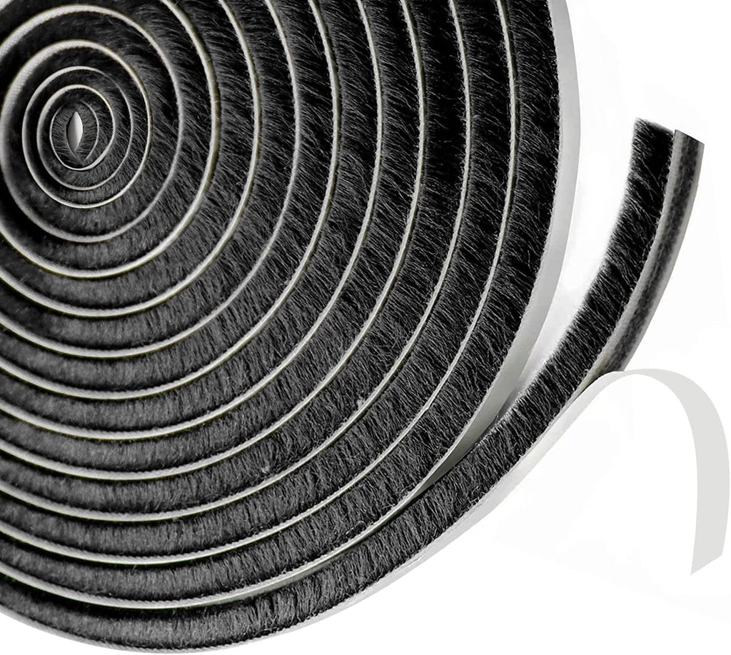 Brush seal, door seal, self-adhesive door seal