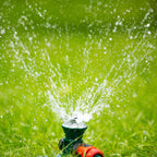 360-Degree Automatic Rotating Metal Lawn Sprinkler – Effective Garden Watering Spray Head