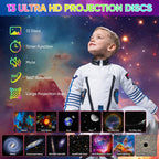 Galaxy Projector with 360° Rotation - Stunning Room-Wide Night Sky View