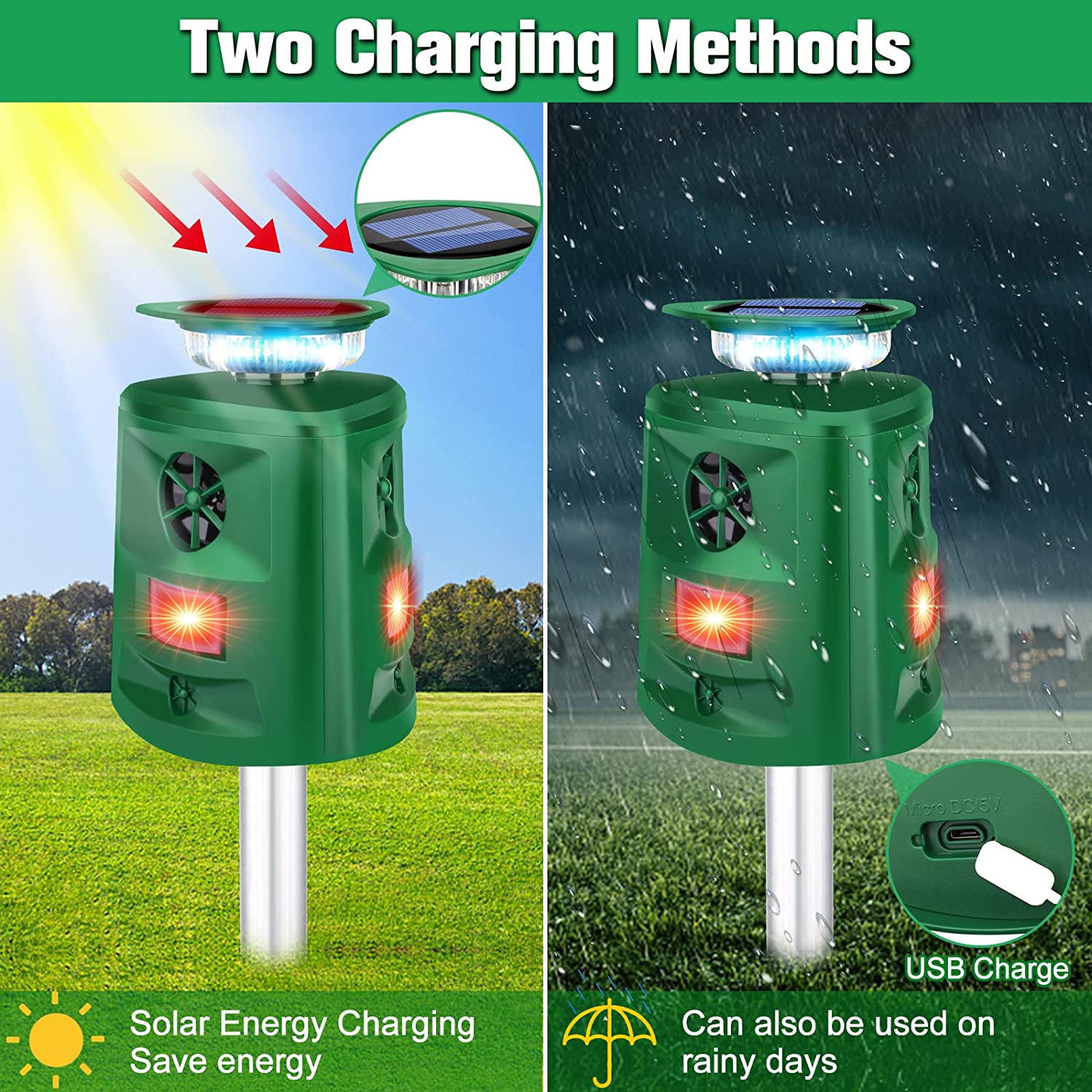 Solar Ultrasonic Repeller