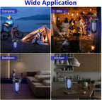Solar Bug Zapper 2-in-1 Mosquito Killer Lamp – 4500V Indoor & Outdoor Fly Trap