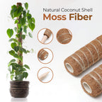 Coconut moss stick for climbing plants – Natural climbing aid for houseplants and garden