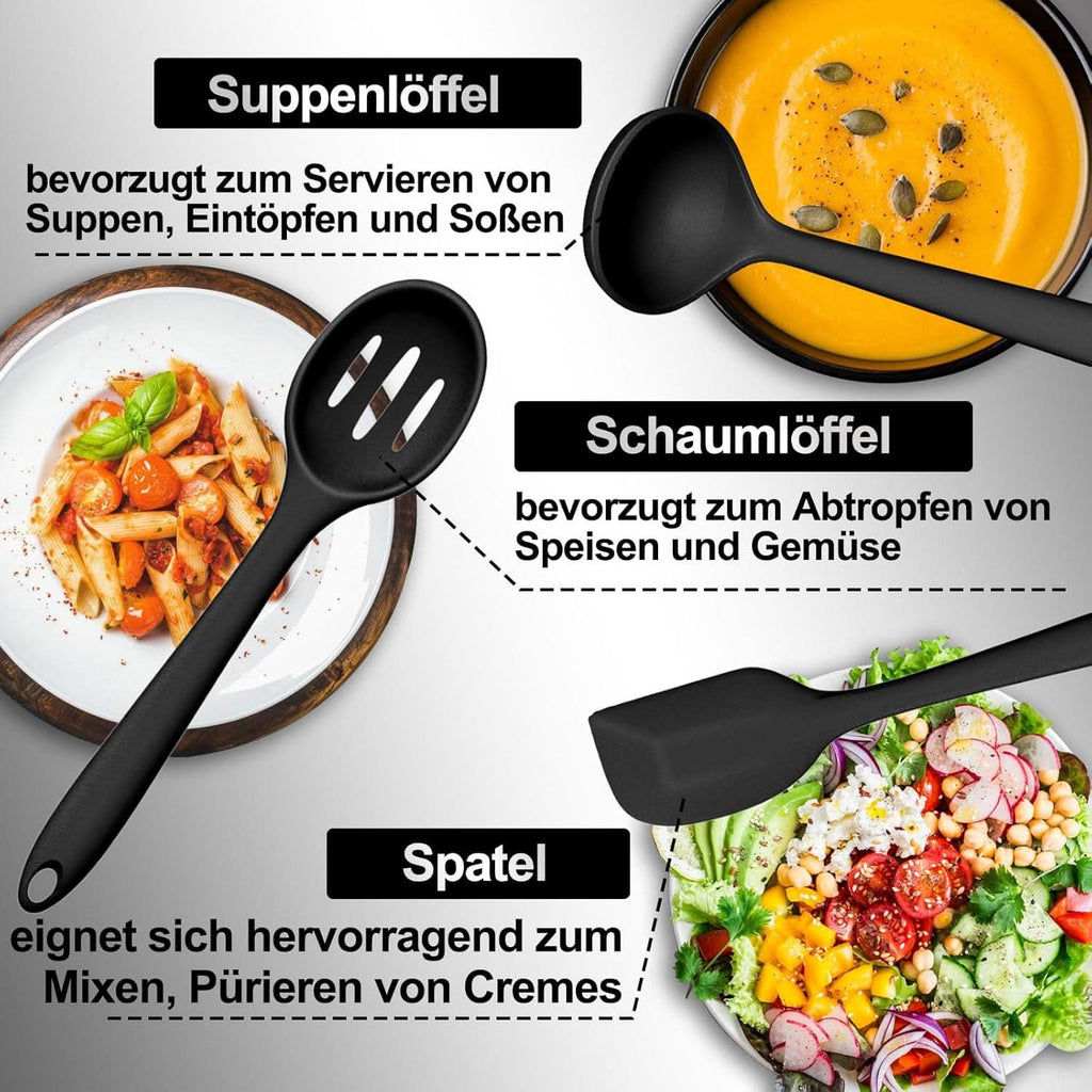 KitchenPro - Silicone Kitchen Utensil Set