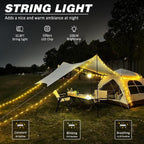 Portable LED Camping String Light – USB Rechargeable Waterproof Fairy Lights for Outdoor & Indoor Use (10m)