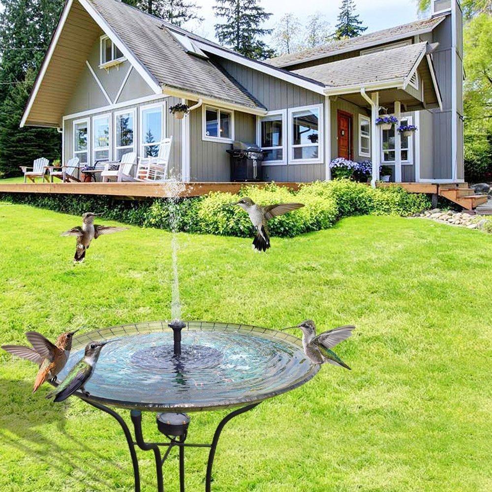 Solar Energy Fountain Pump WaterSoft – For Pond, Birdbath or Garden Decoration