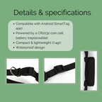 AnimalTracker Mini – Smart Dog and Cat Bluetooth Collar Tracker