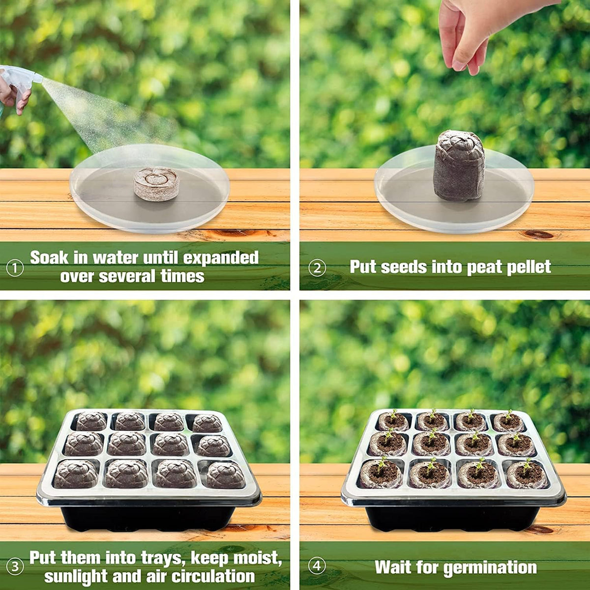 Coconut Fiber Peat Seedling Pellets – Starter for Seed Planting