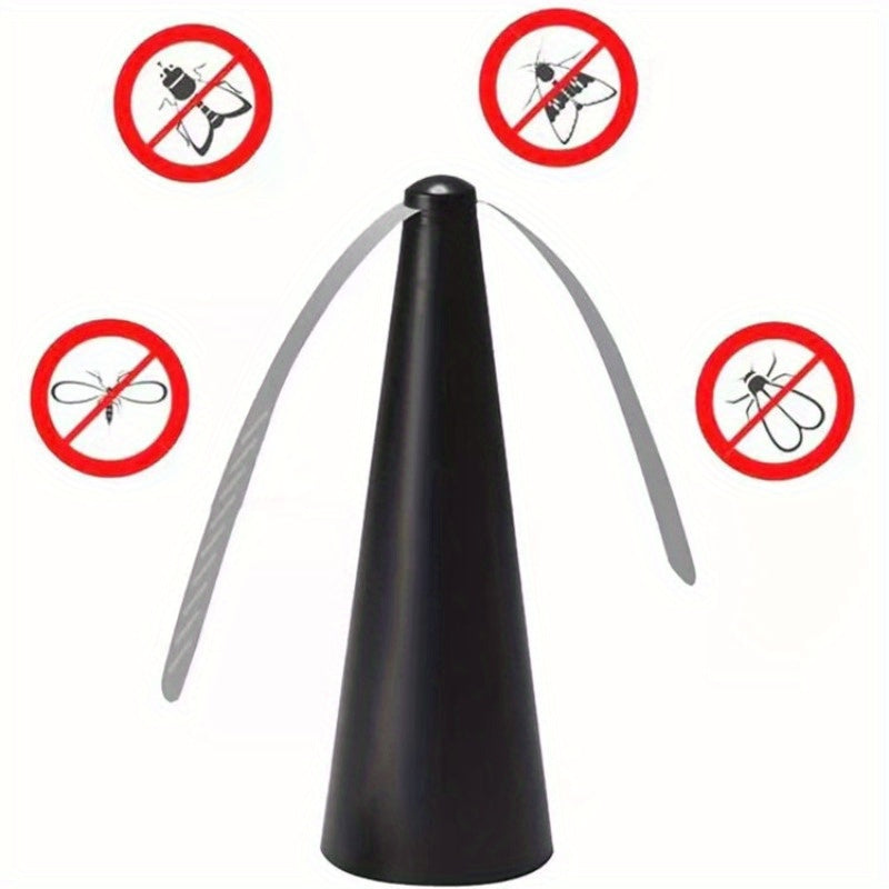 Compact outdoor fan against mosquitoes and flies – Mobile and battery-operated