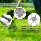 6" Twisted Wire Weed Brush – Steel Trimmer Head for 5 mm Shaft Electric Grass Cutters