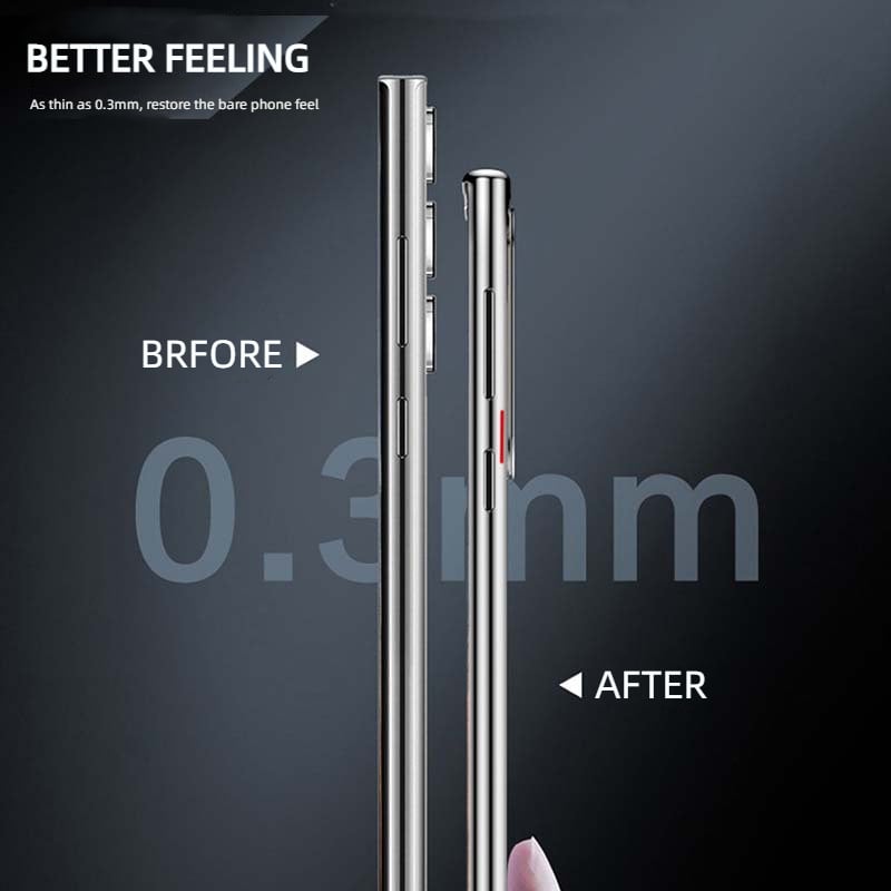 Transparent Luxury Coating Magnetic Cover for Samsung