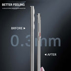 Transparent Luxury Coating Magnetic Cover for Samsung