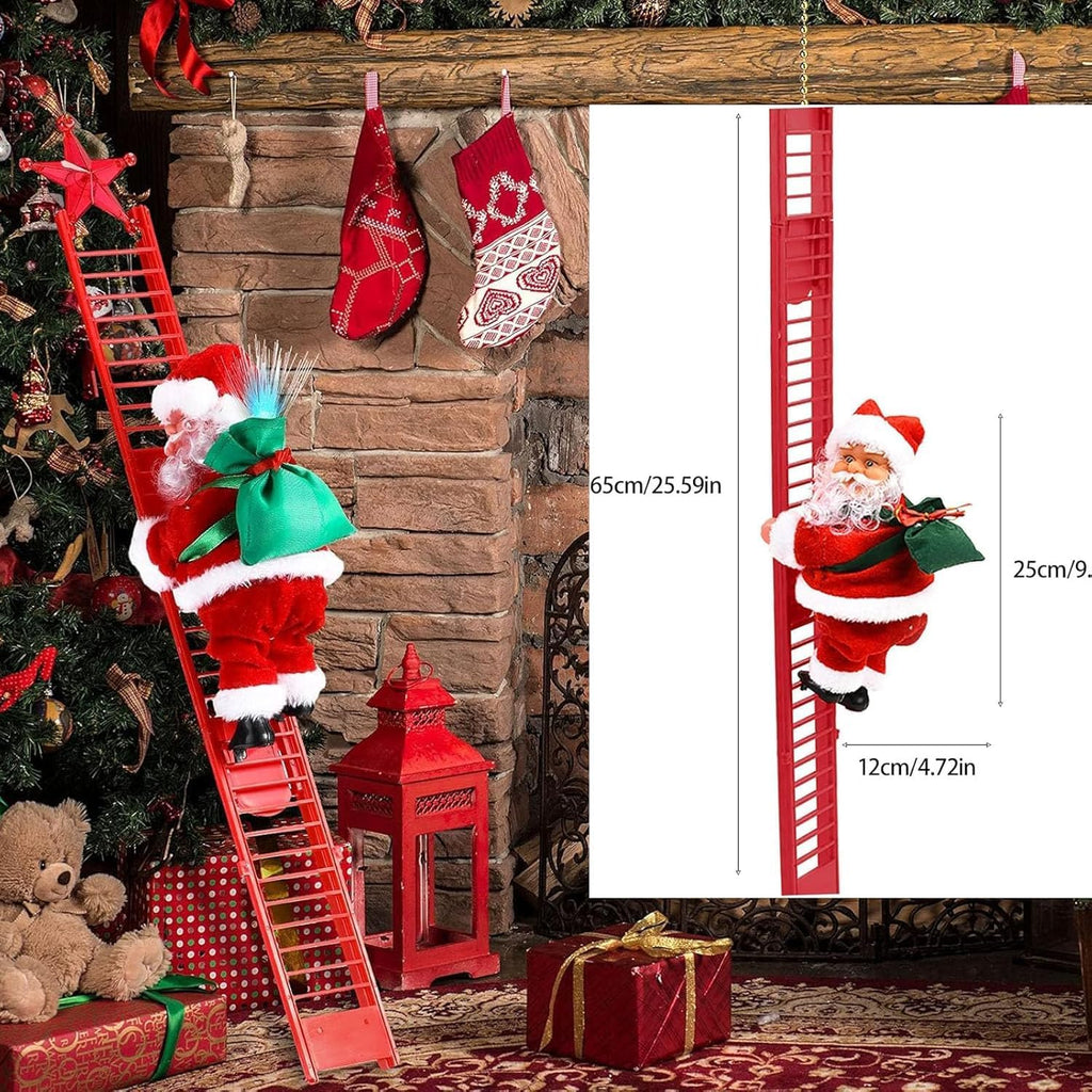 Climbing Santa with Ladder