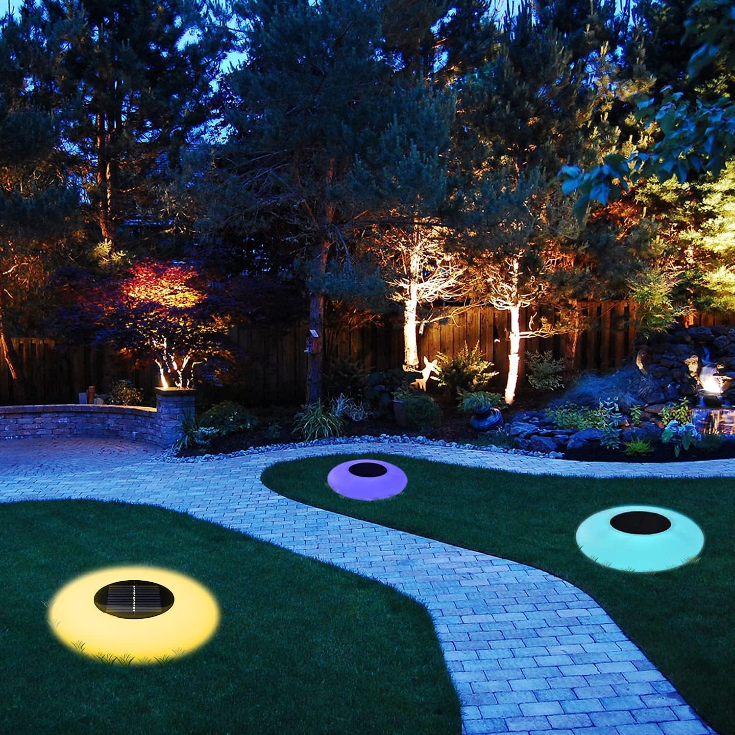 Solar Garden Lights Eye Design – LED Outdoor Lighting for Garden & Terrace, weatherproof