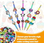 100 Pcs Cute Pencil Topper Decoation