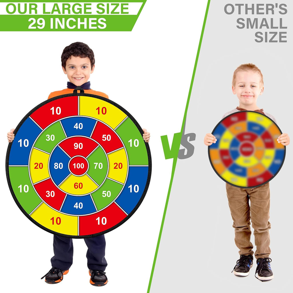 Large Double-Sided Dartboard for Kids – Play, Learn and Relax