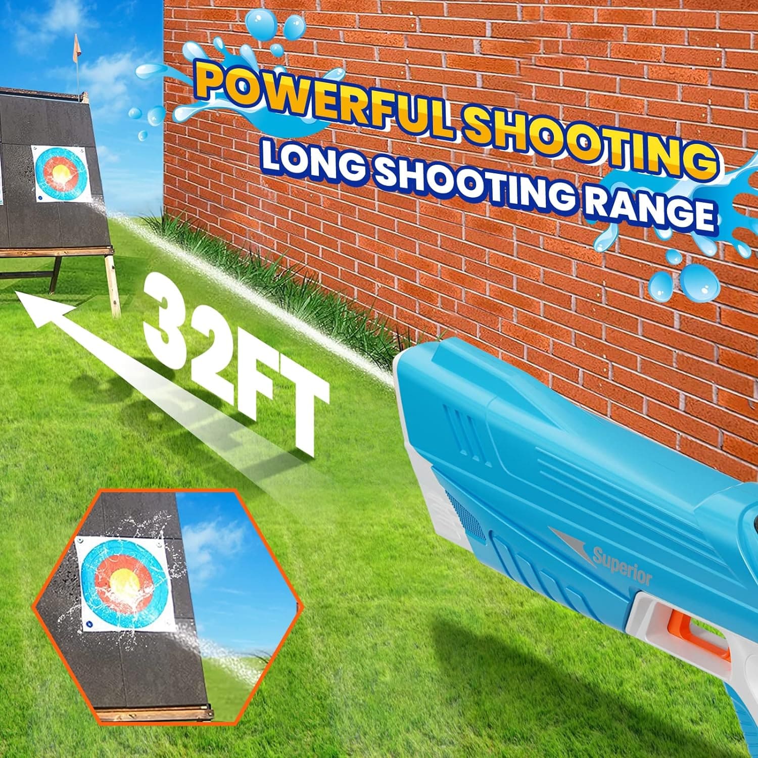 AquaLux Elite Water Blaster | High-performance cannon for ultimate summer fun