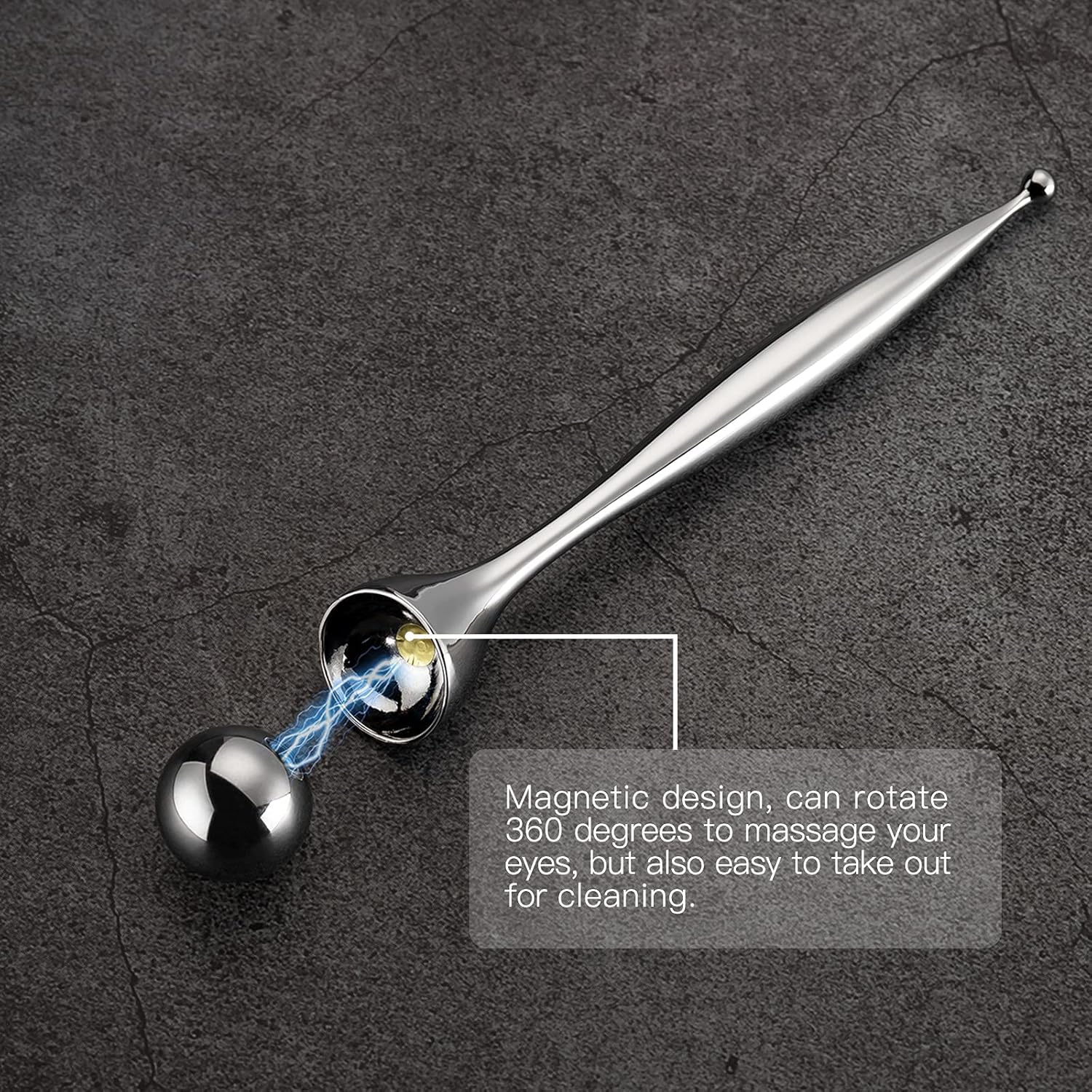 Facial Roller Stainless Steel Puffiness Massager