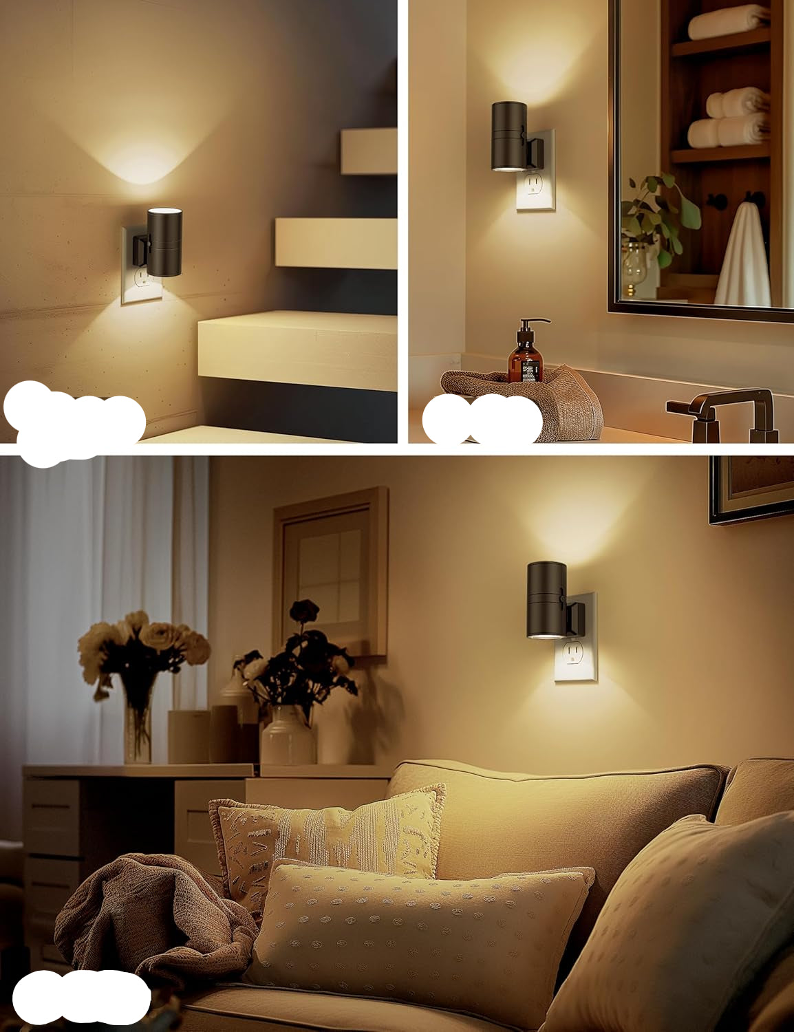 Pleasant lighting for any time of day and night!