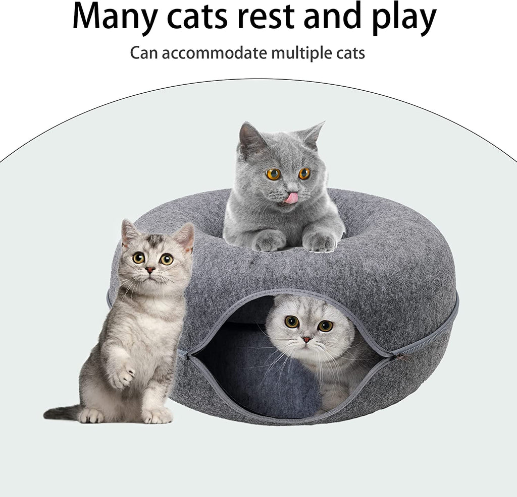 Purrfect Den - Luxury Cat Tunnel with Sleeping Spot