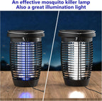 Solar Bug Zapper 2-in-1 Mosquito Killer Lamp – 4500V Indoor & Outdoor Fly Trap