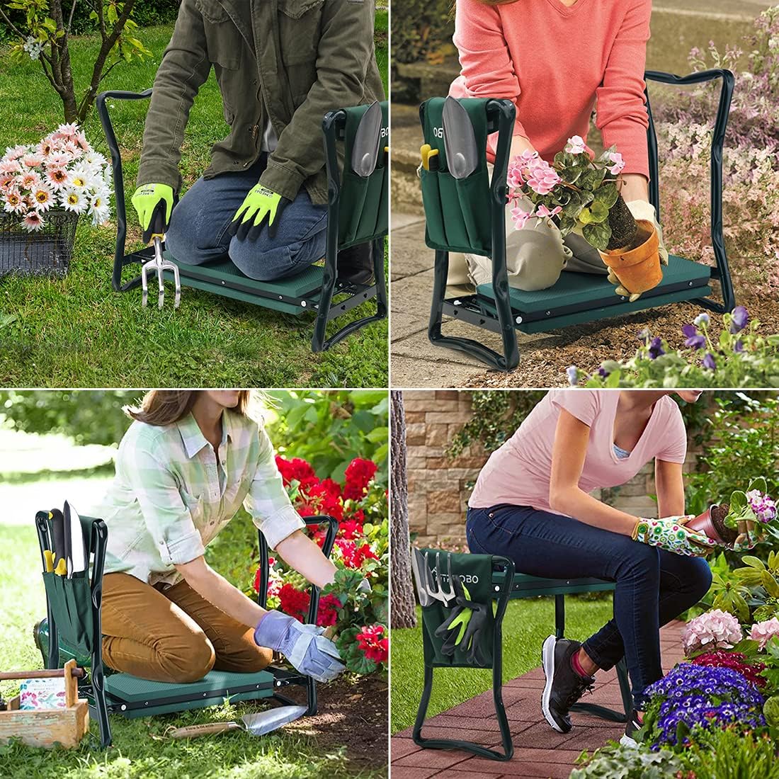 Practical solution for comfortable gardening without pain