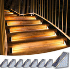 Waterproof Solar LED Stair Lighting - Outdoor Lighting for Stairs, Paths, and Terraces
