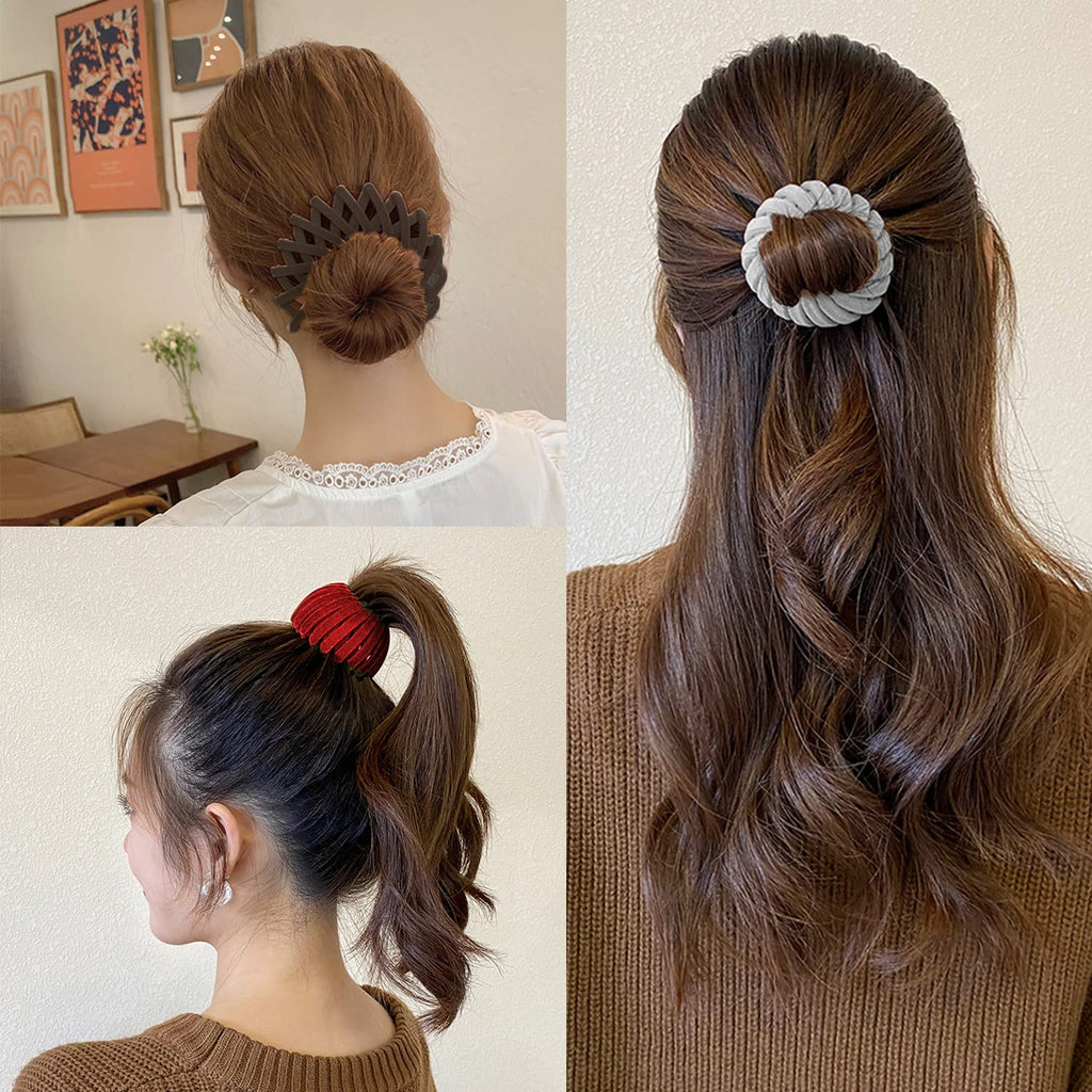 Stylish Bird's Nest Hair Clips – 3-Piece Set