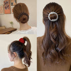 Stylish Bird's Nest Hair Clips – 3-Piece Set