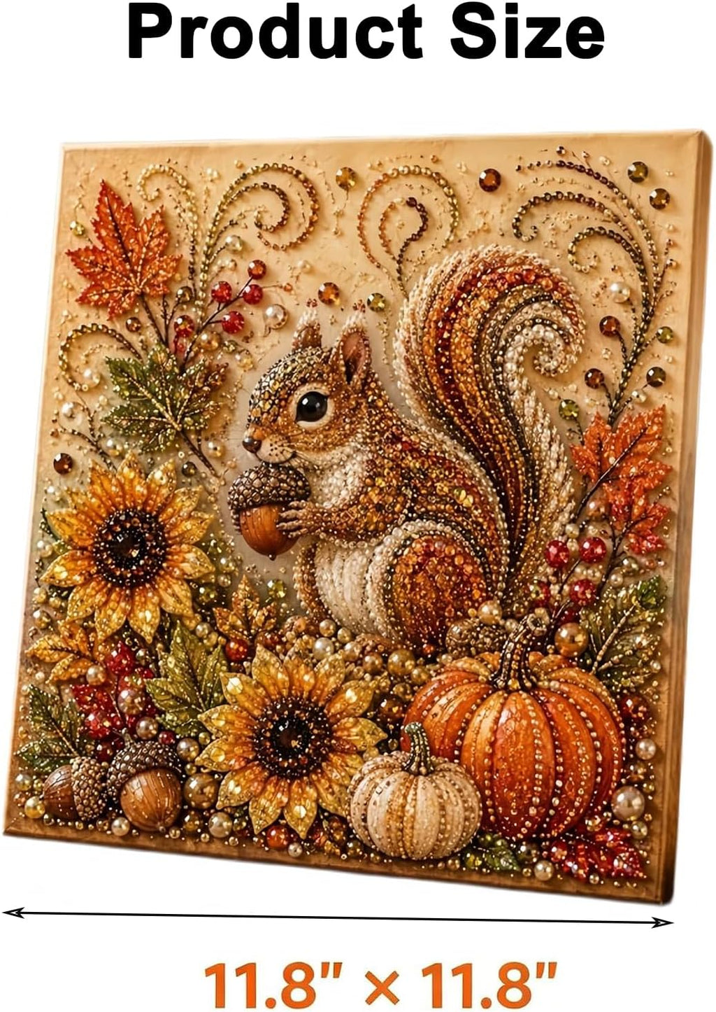 Autumn Pearl Painting Kit, Cute Pearl Painting Crafts for Adults