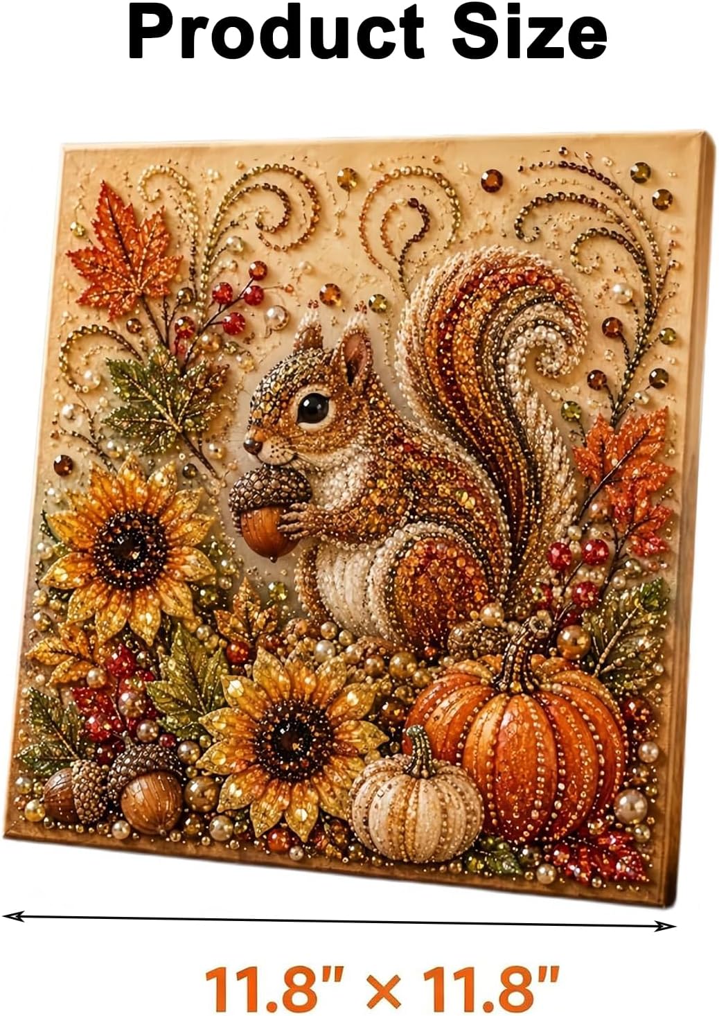 Autumn Pearl Painting Kit, Cute Pearl Painting Crafts for Adults