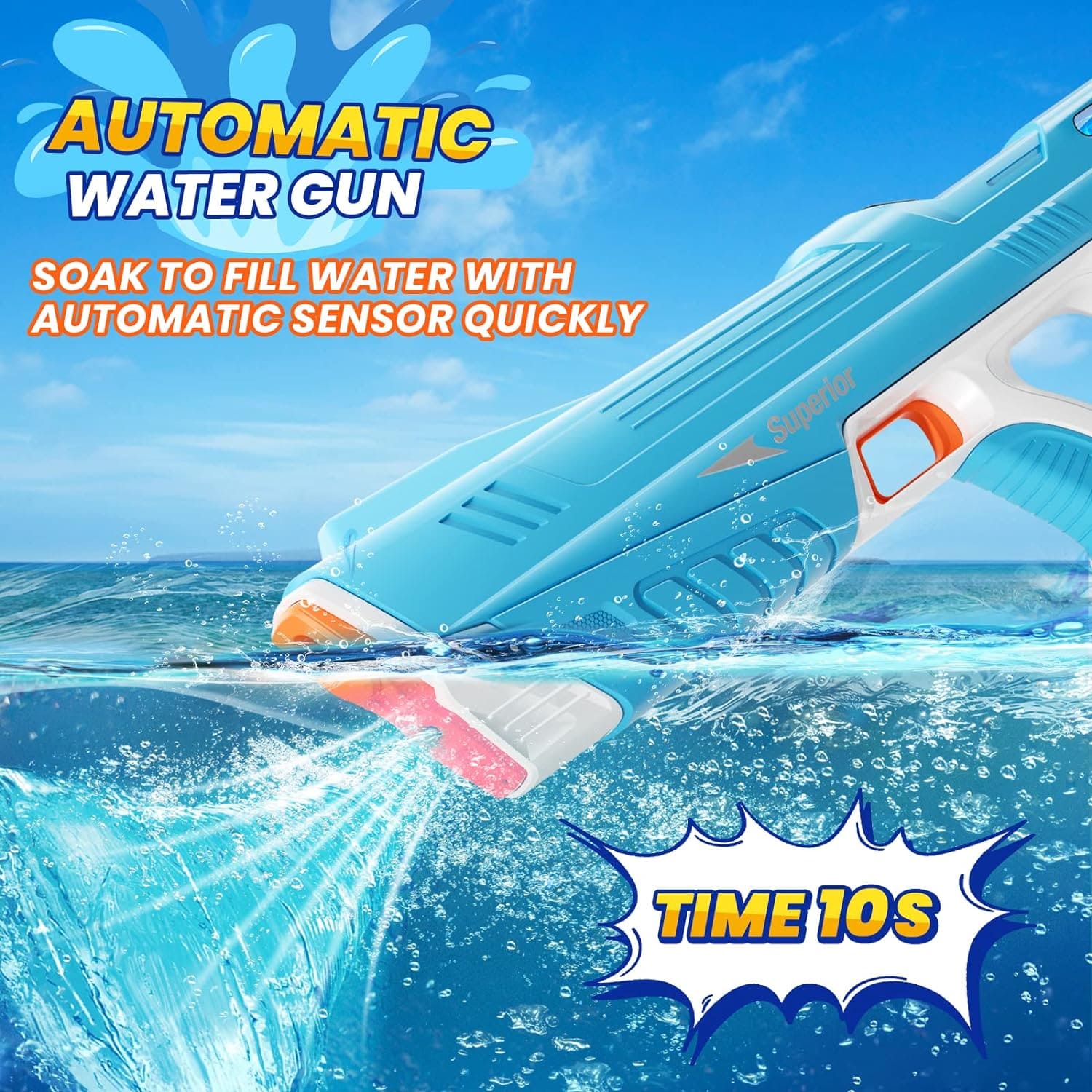 AquaLux Elite Water Blaster | High-performance cannon for ultimate summer fun