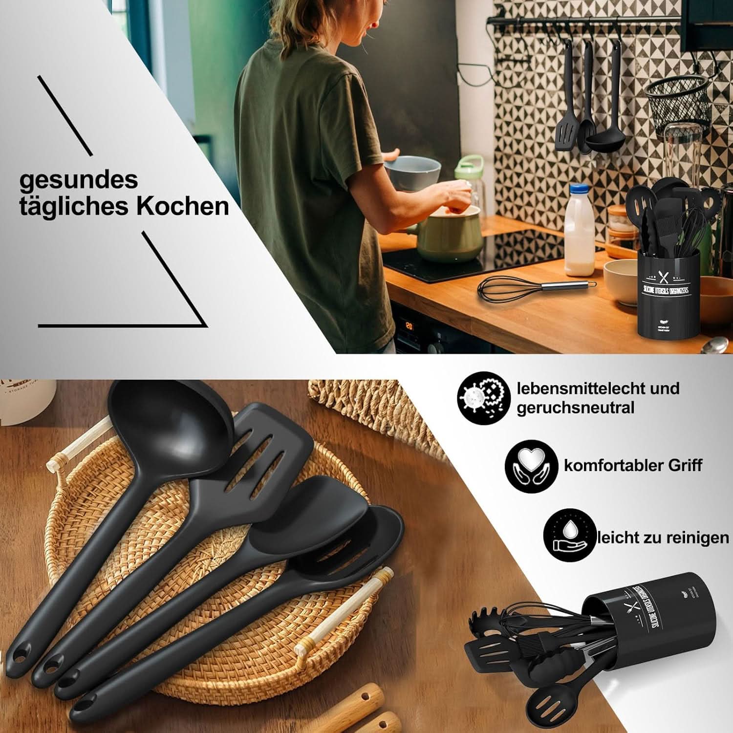 KitchenPro - Silicone Kitchen Utensil Set