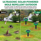 Ultrasonic Mole Repellent 4 Pack