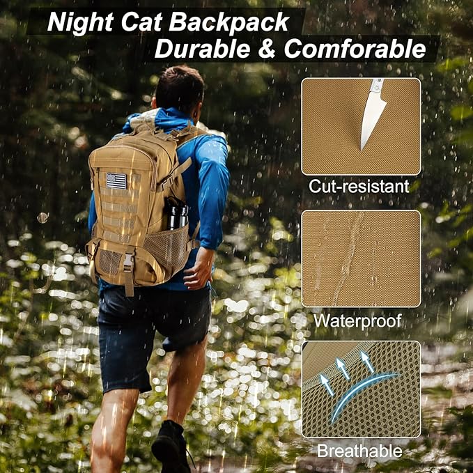 Tactical Backpack Military Style Outdoor Rucksack