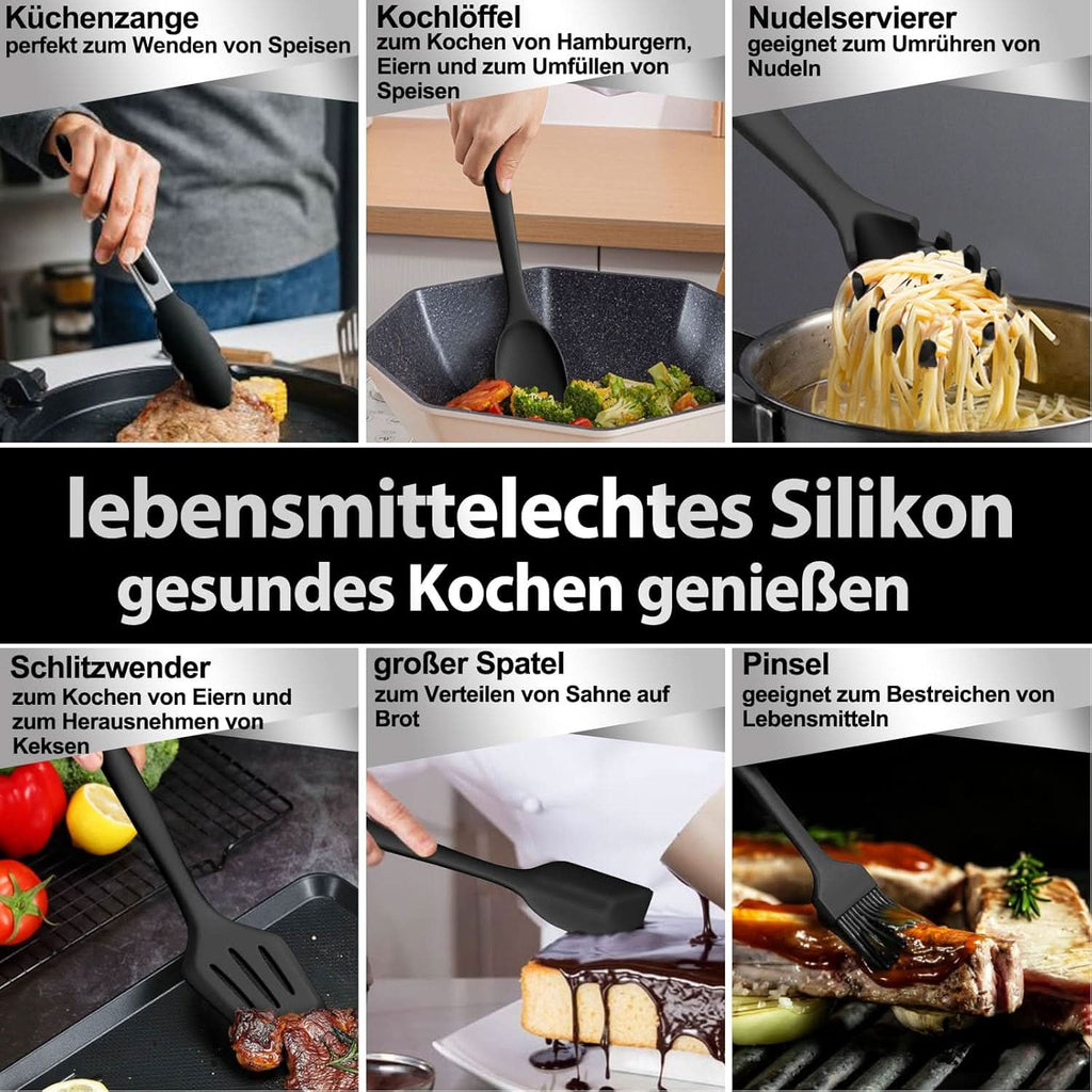 KitchenPro - Silicone Kitchen Utensil Set
