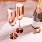Stainless Steel Glasses (Set of 6)