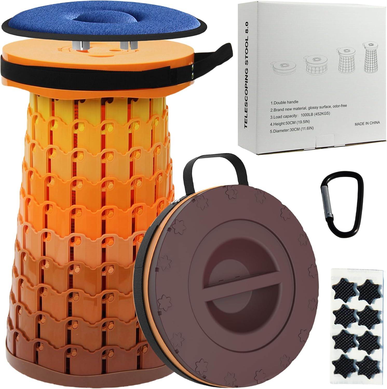 Collapsible Stool with Cushion – SitMax