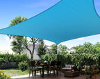 Rectangular sun sail – UV-resistant sun protection sail with rope