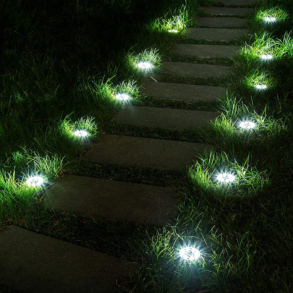 Weatherproof rechargeable solar lamps for outdoor use