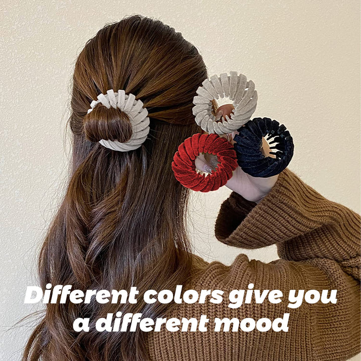 Stylish Bird's Nest Hair Clips – 3-Piece Set