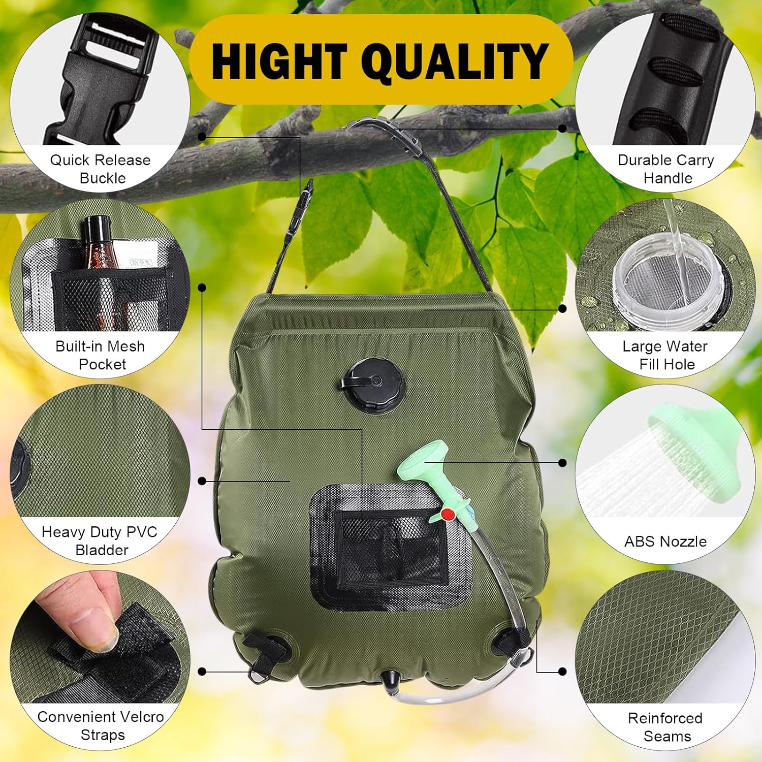 Solar Shower Bag