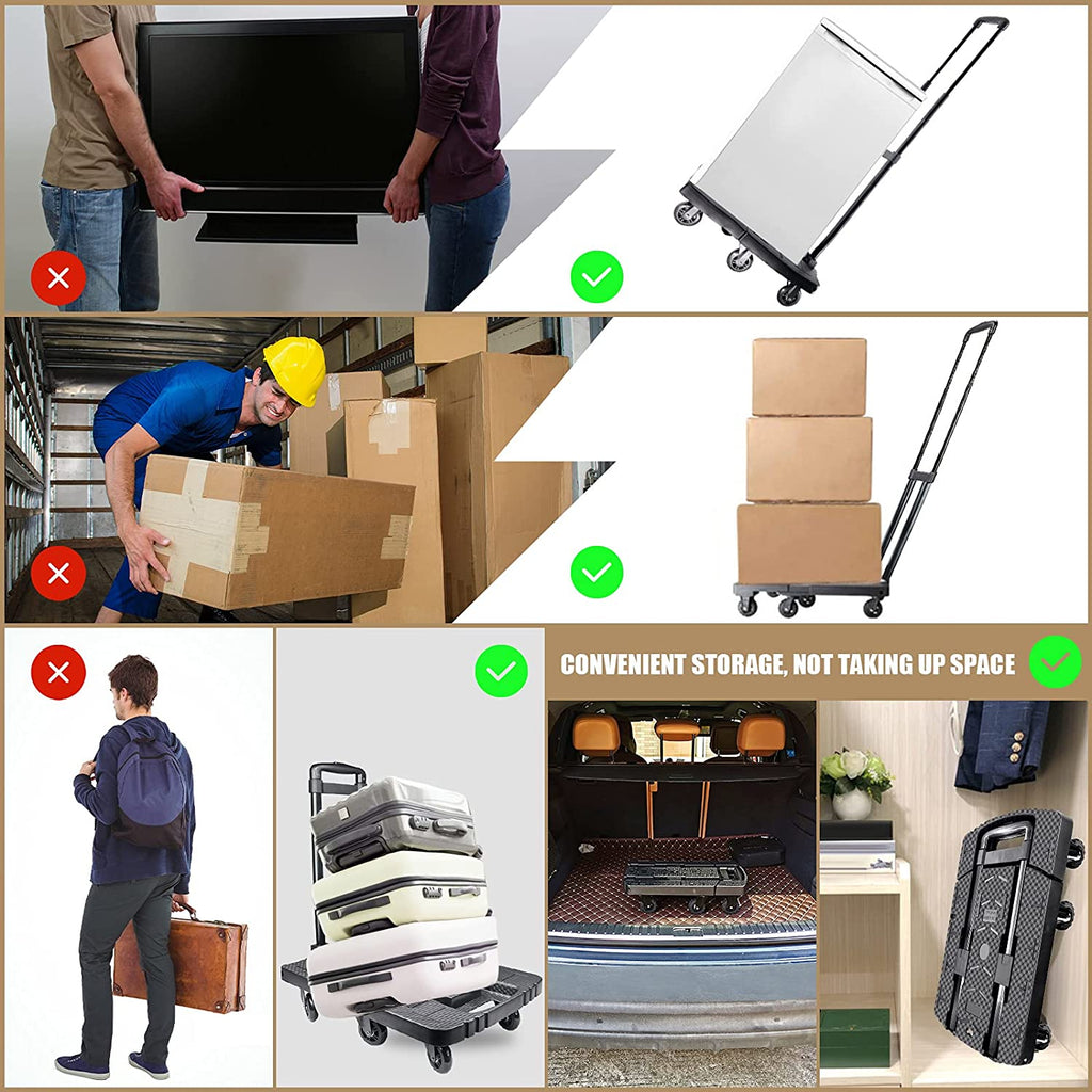 Heavy Duty 440LB Moving Dolly Moving Cart