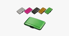 Aluminium Metal Glossy Card Holder - Stylish Travel Wallet - Best Protection Against RFID Scanning
