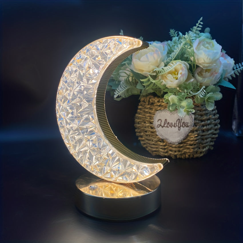 CrystalGlow Lamp - Dimmer Table Lamp with Touch