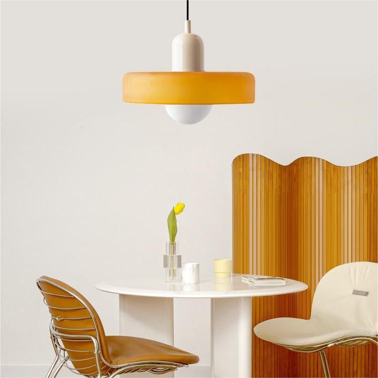 Colored Glass Pendant Lamp - BauLume